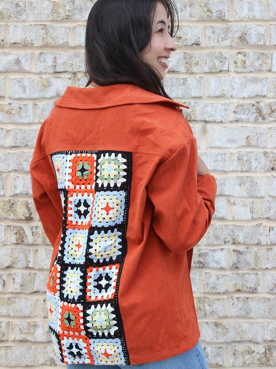 Pandora Patchwork Shacket