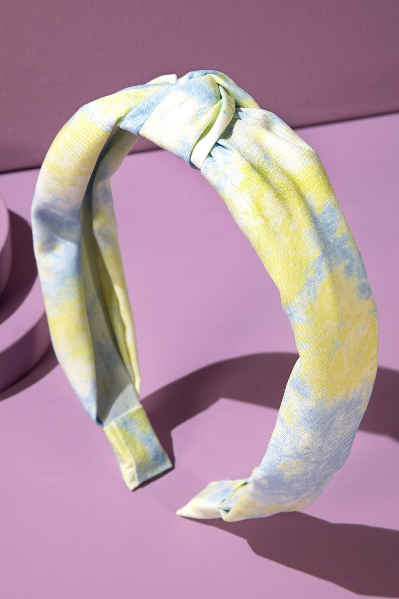 Knotted Tie Dye Print Headband