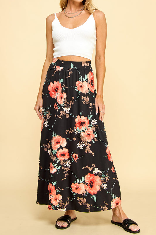 High Waist Maxi Skirt