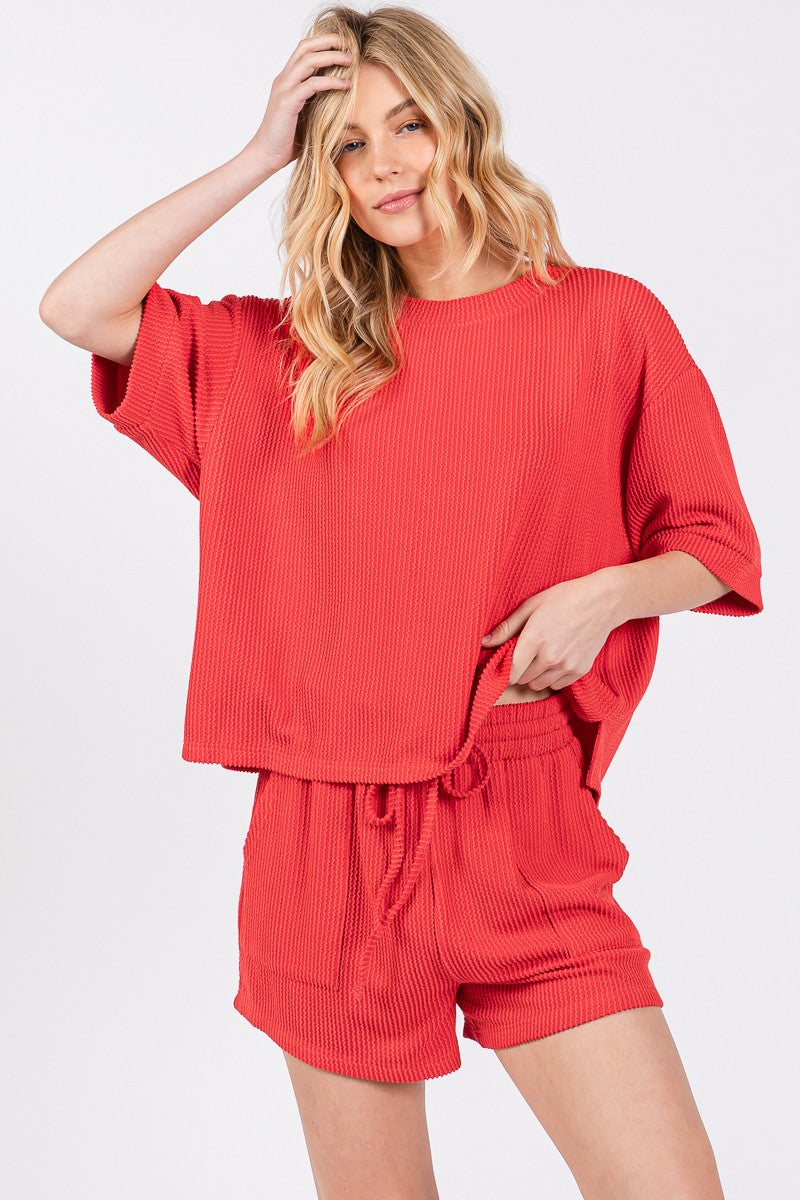 Zenana Ribbed Set