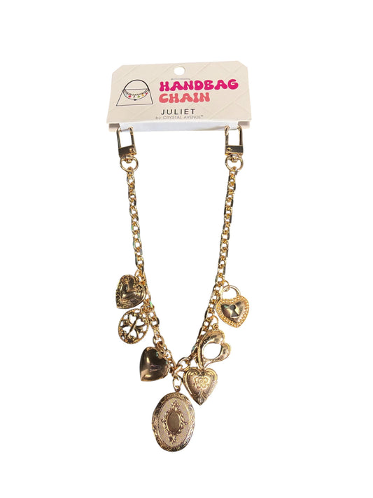 Gold Locket Bag Charm