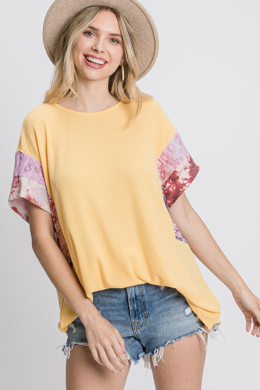 Yellow Oversized Top