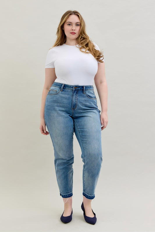 Judy Blue Plus Release Hem Bf