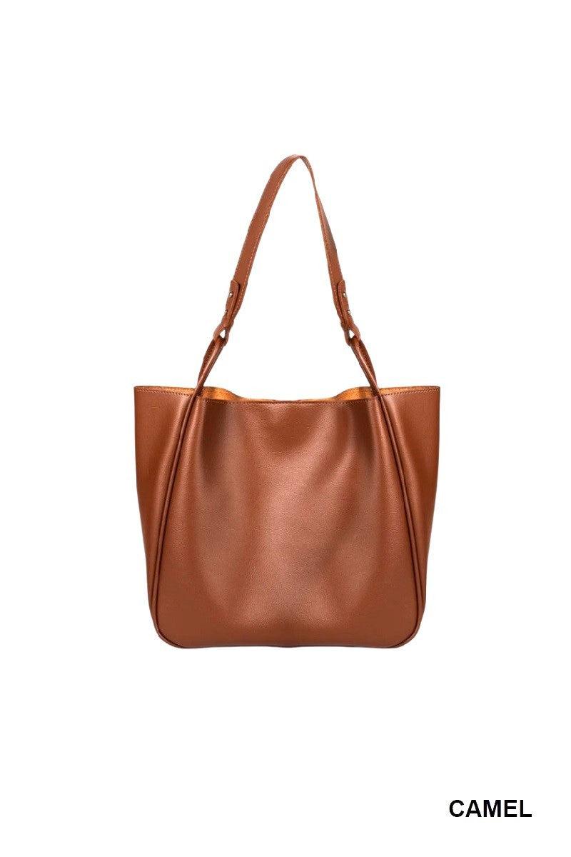 Vegan Leather Shoulder Bag