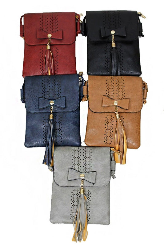 Bow Tassel Crossbody