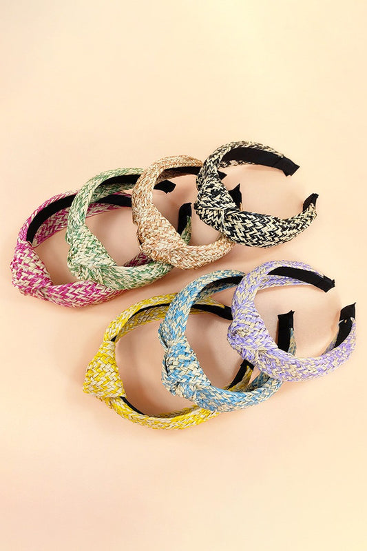 Raffia Tweed Headbands