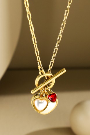 Heart Shaped Charm Necklace