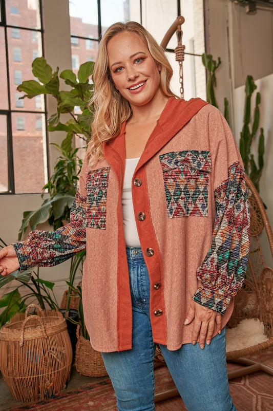 Aztec Hoodie Jacket