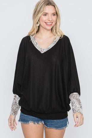 Batwing Long Sleeve Top