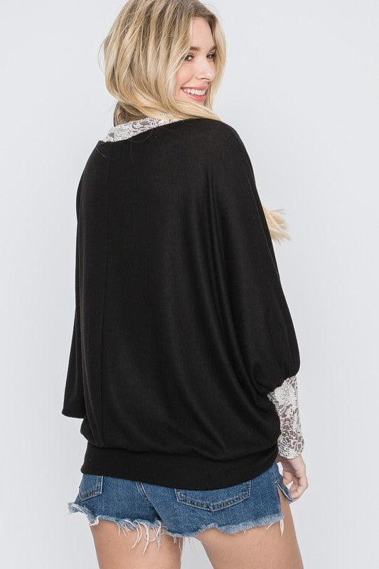 Batwing Long Sleeve Top