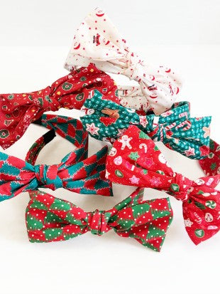Christmas Theme Bow Headbands