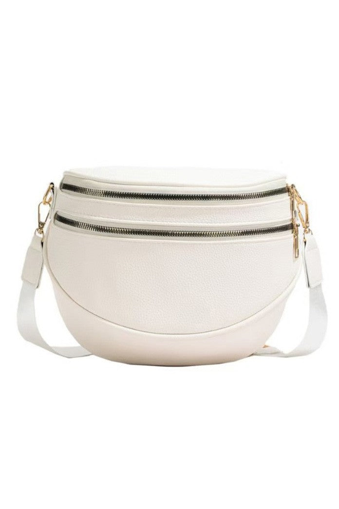 Sabrina Leather Crescent Sling