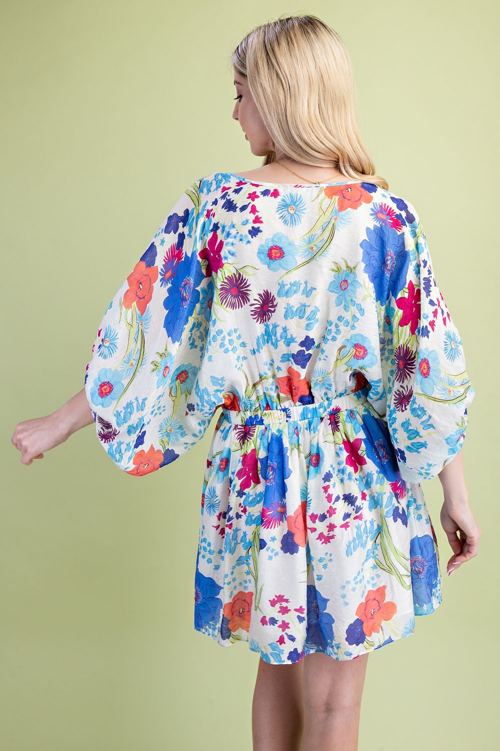 Floral Print Mini Dress