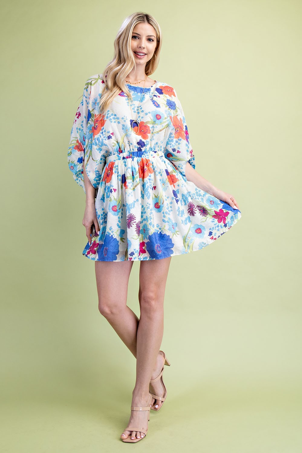 Floral Print Mini Dress