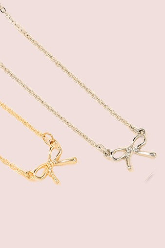 Danity Bow Necklace