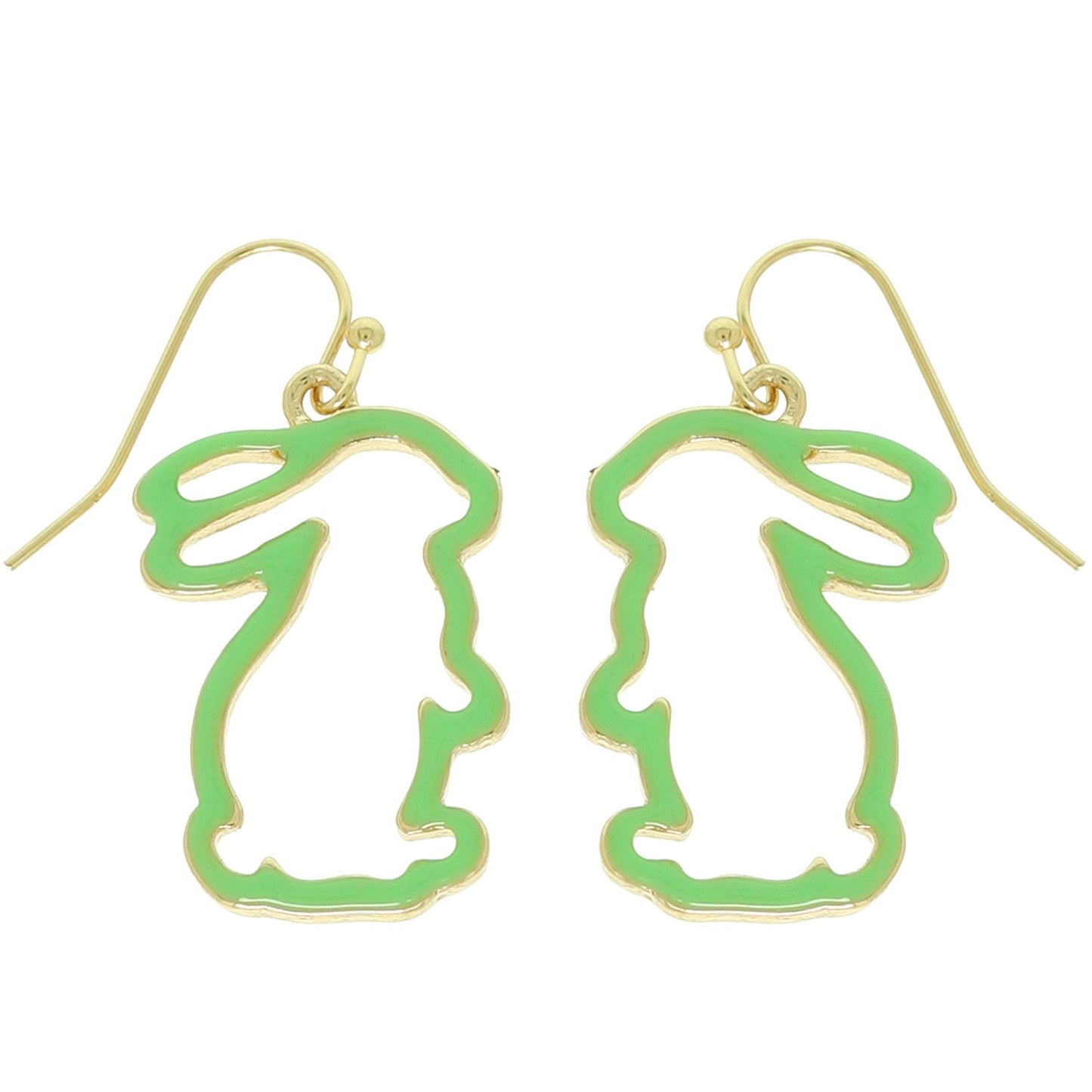 Easter Bunny Epoxy Dangle Earrings