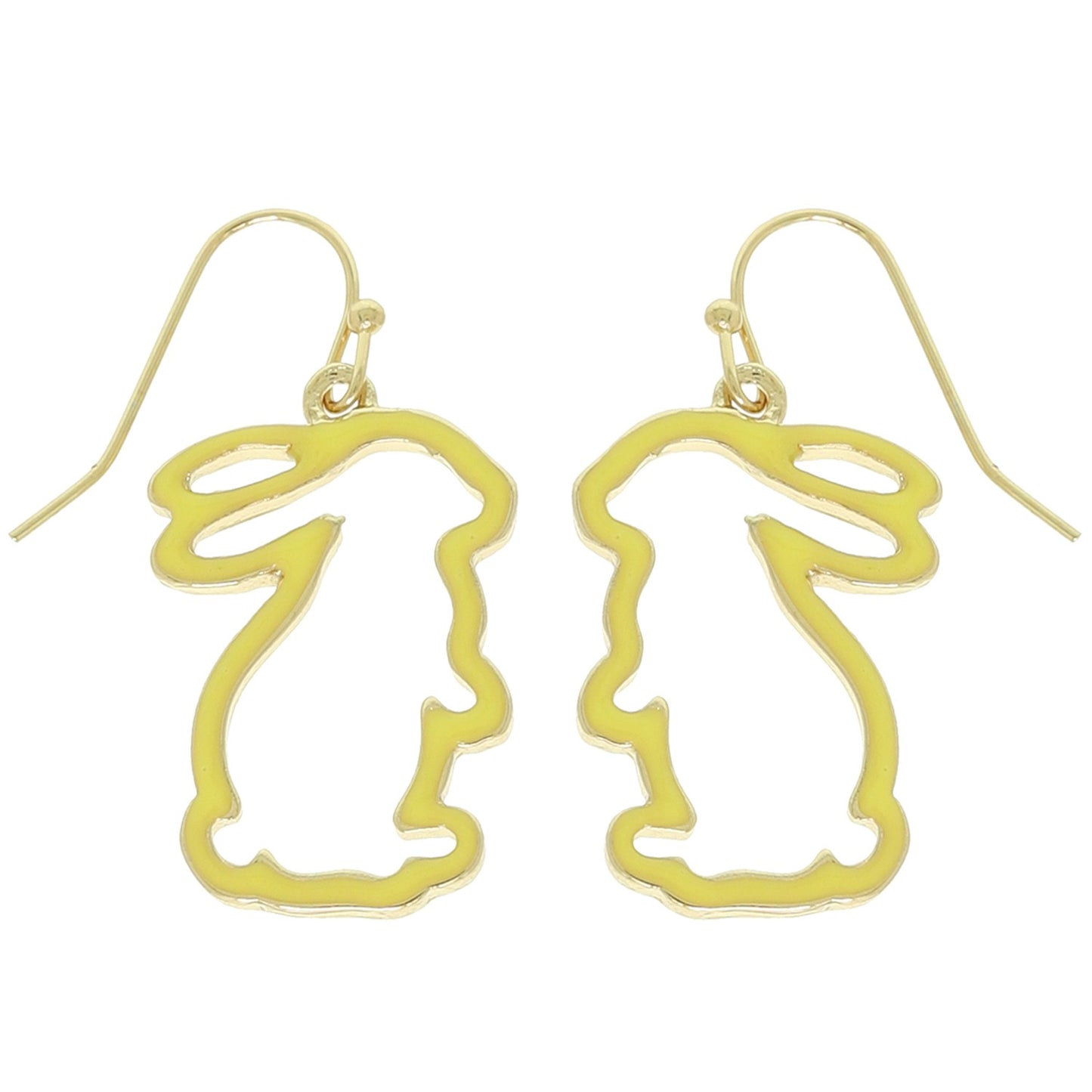 Easter Bunny Epoxy Dangle Earrings