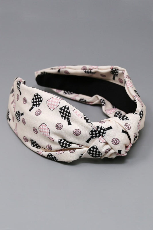 Pickleball Print Headband