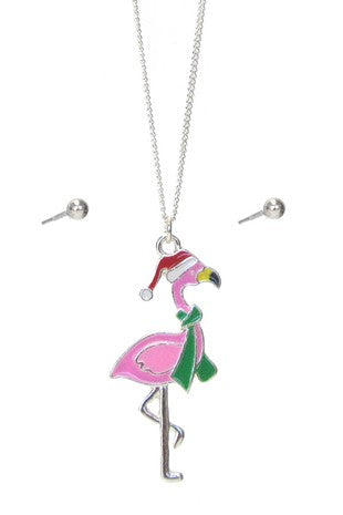 Christmas Theme Flamingo Set