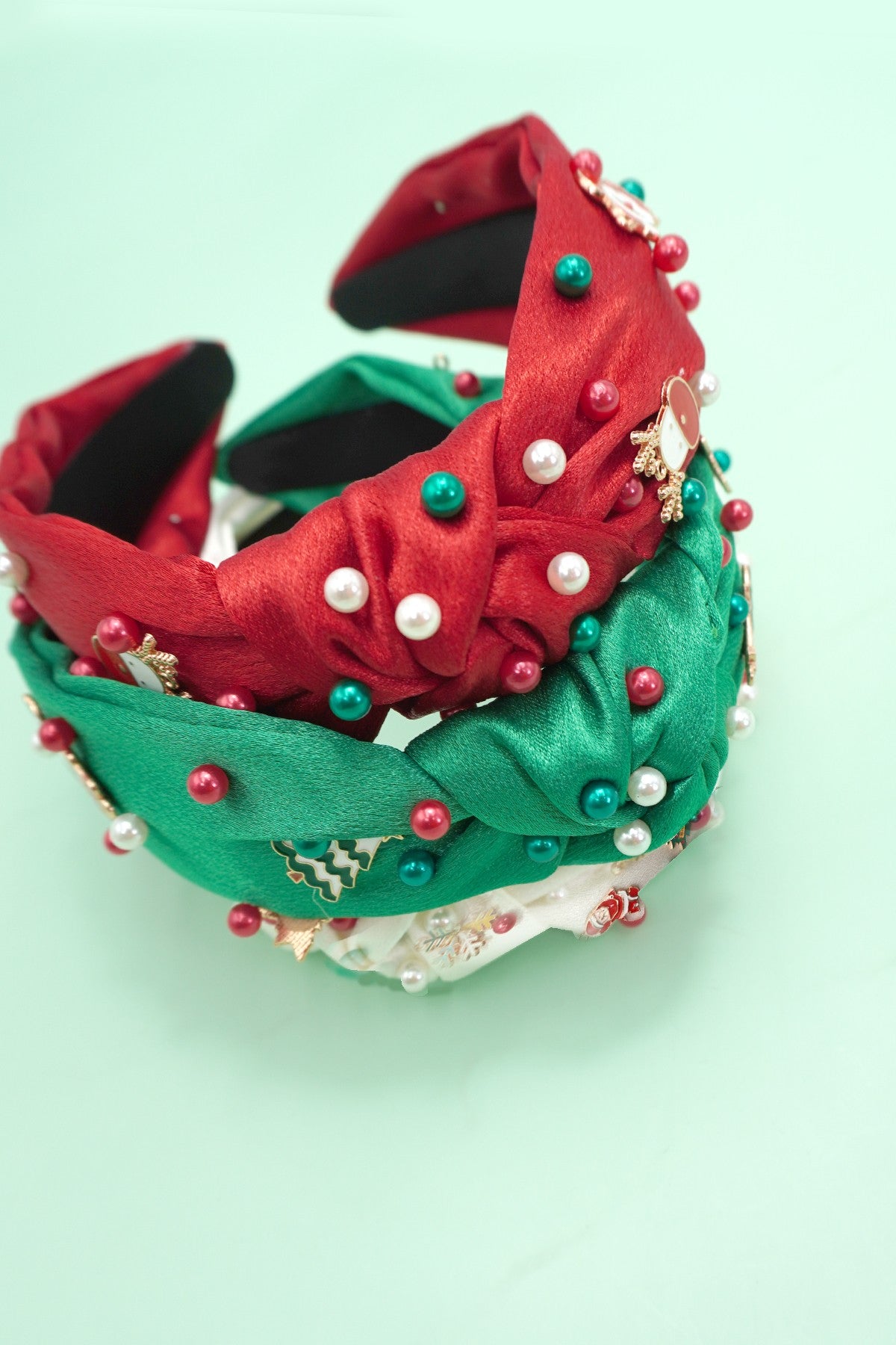 Christmas Tree Santa Reindeer Headband