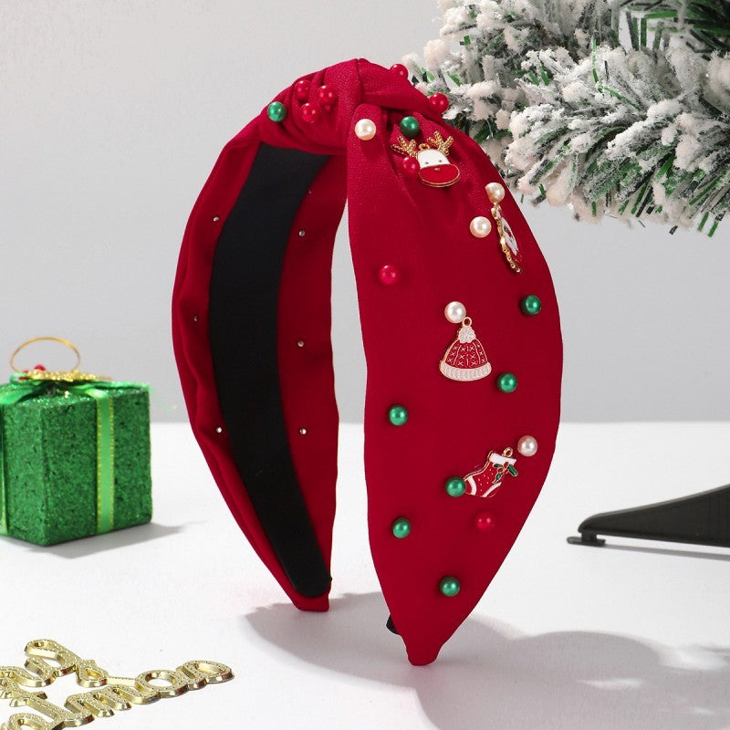Christmas Tree Santa Reindeer Headband