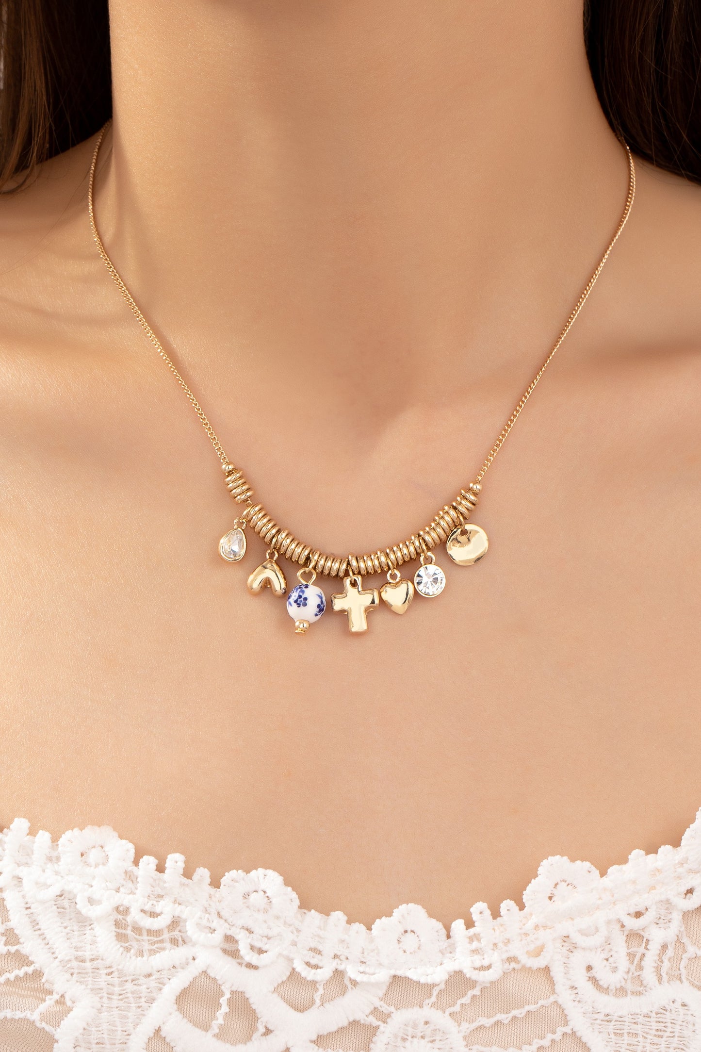 Faith & Love Charm Necklace