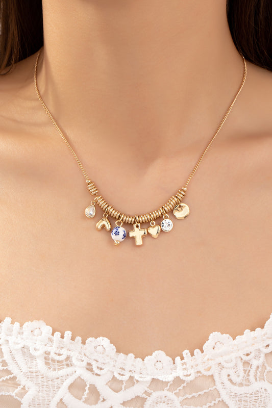 Faith & Love Charm Necklace