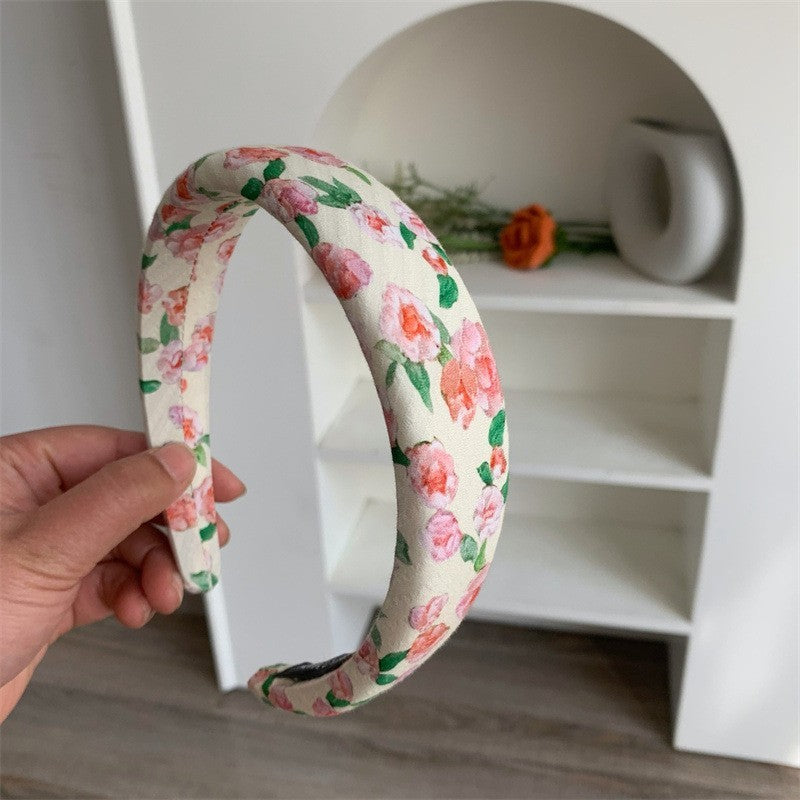 Floral Puffed Headband