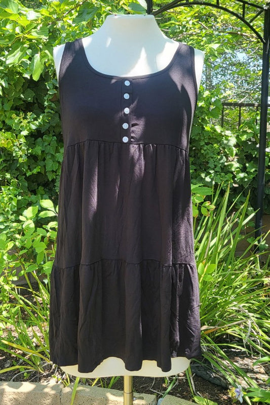 Black Tiered Dress