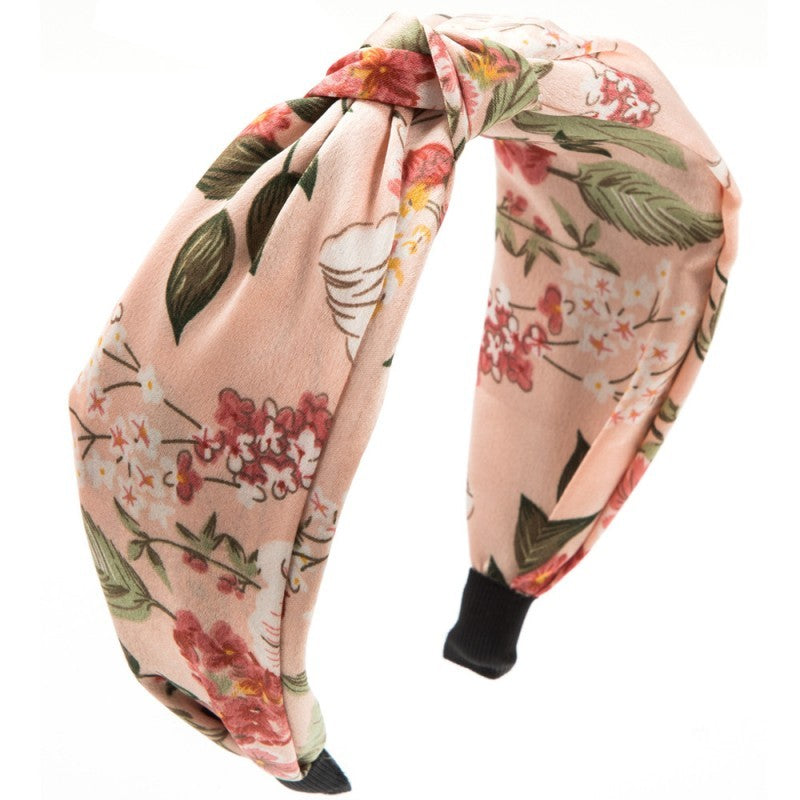 FLORAL VINTAGE SATIN HEADBAND