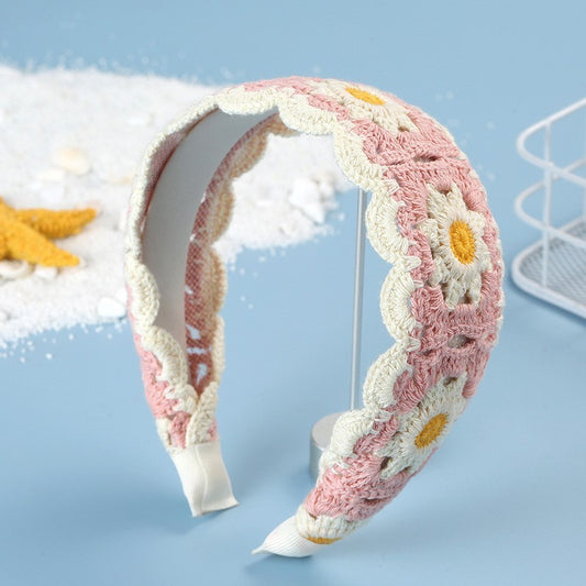 Floral Crochet Headband