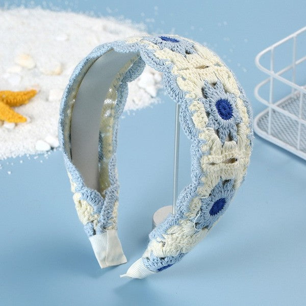 Floral Crochet Headband