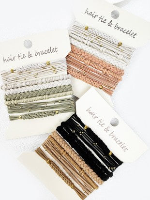 Boho Inspired Hair Tie Bracelets