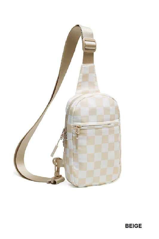 Checkered Sling Bag