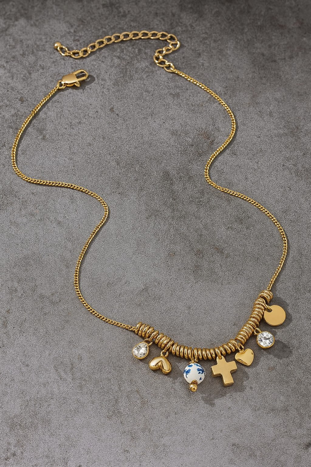 Faith & Love Charm Necklace