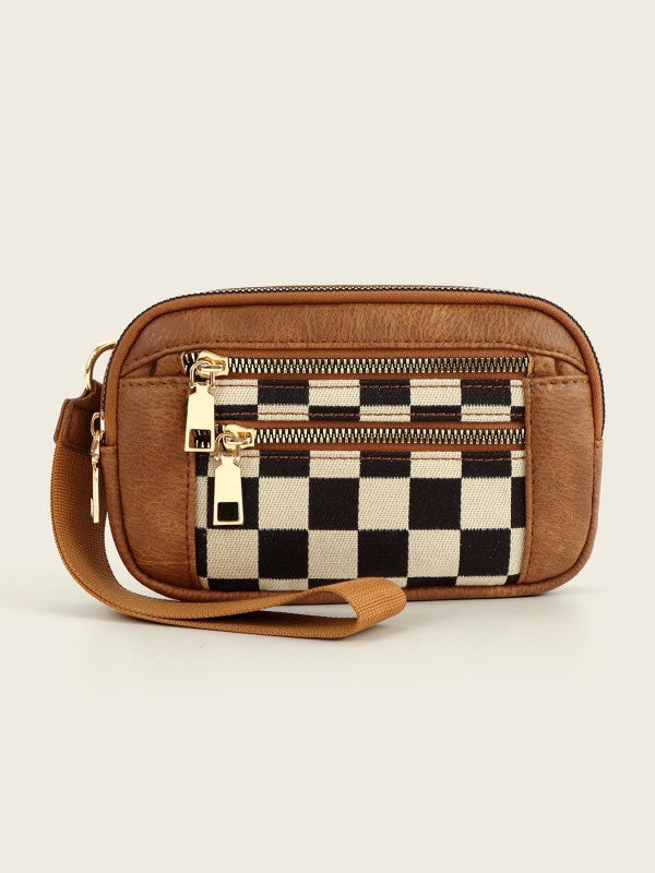 Blake Mixed Media Wallet Pouch