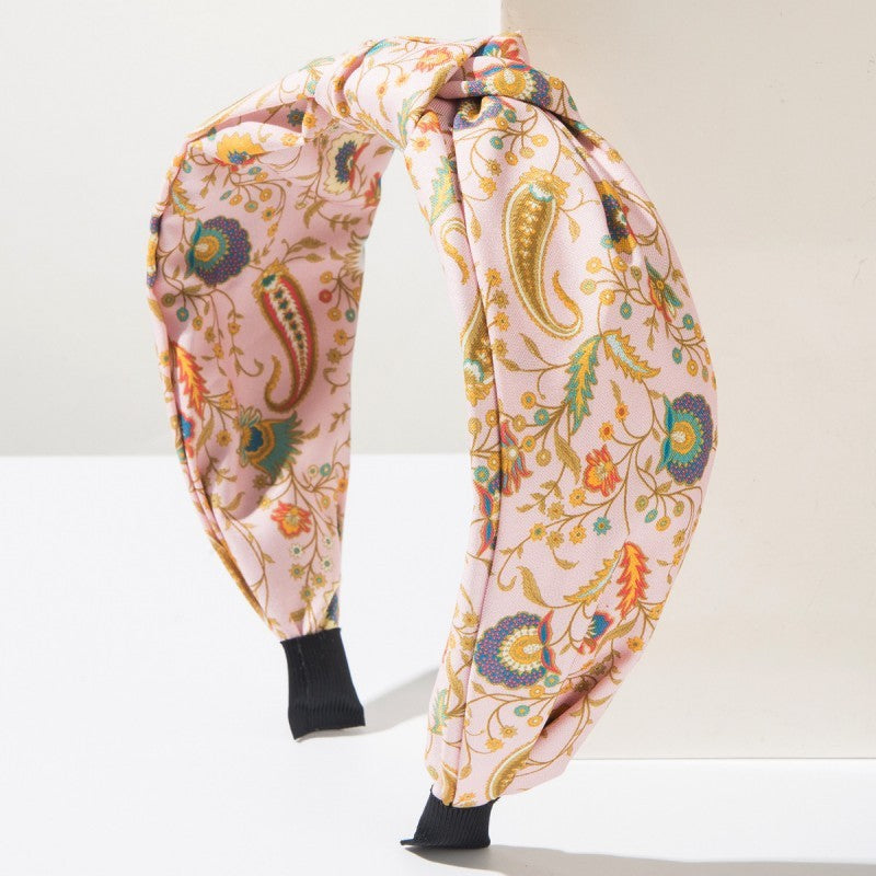 Floral Paisley Pattern Vintage Headband