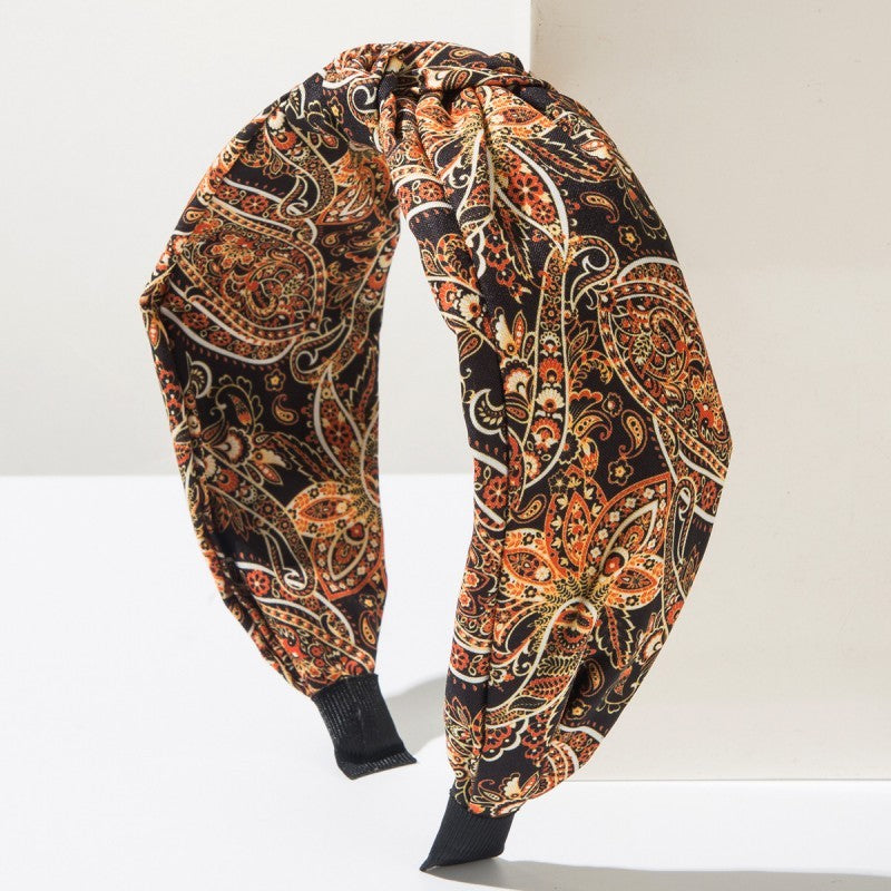 Floral Paisley Pattern Vintage Headband