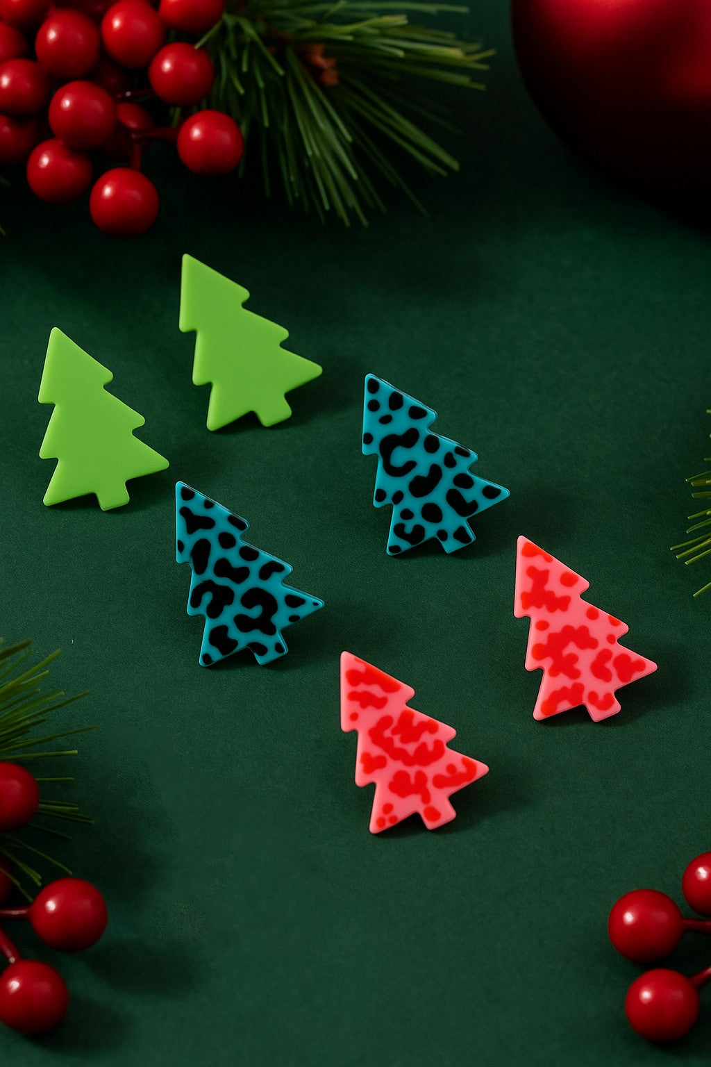 Christmas Tree Stud Earrings