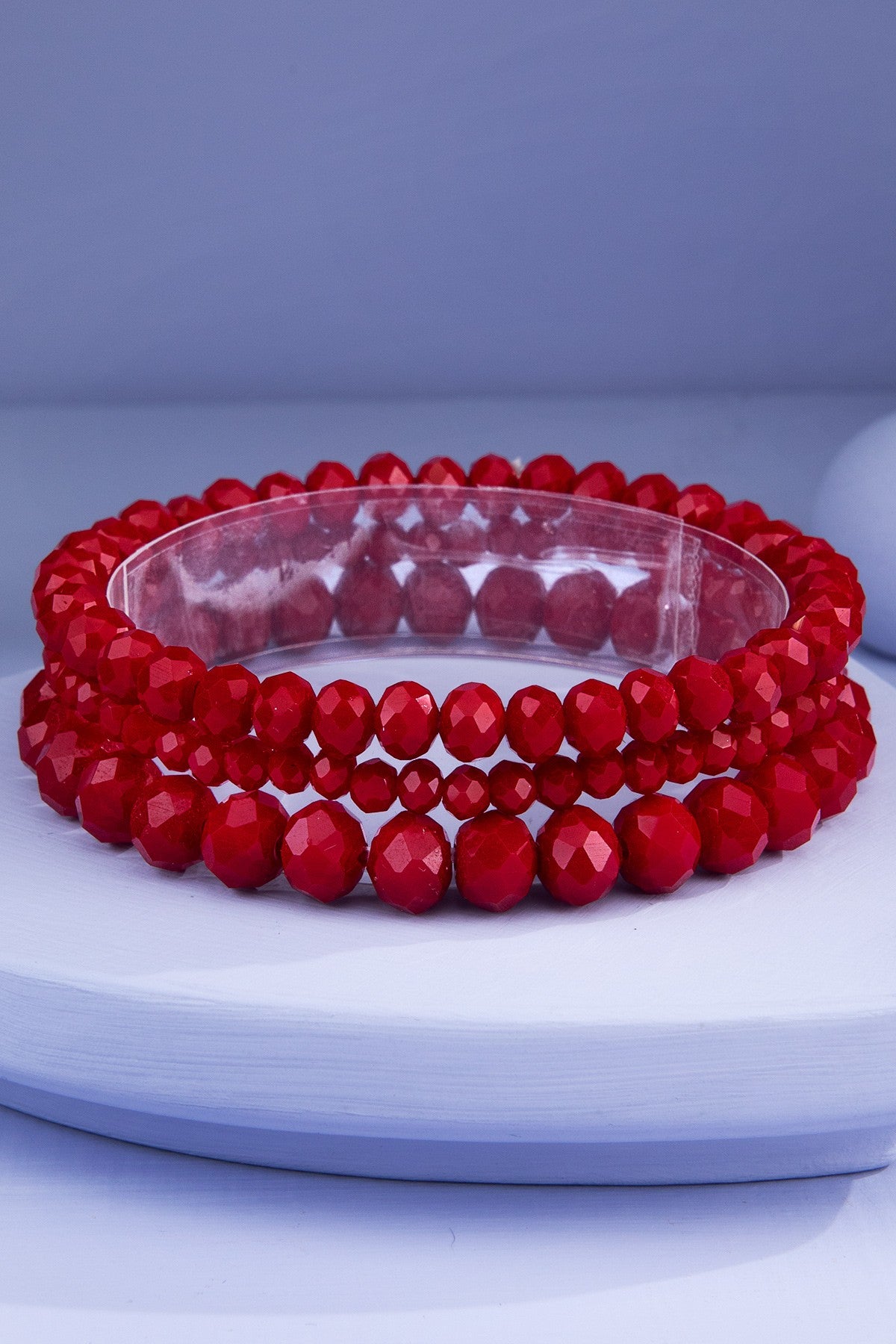 3 Glass Bracelet Stack