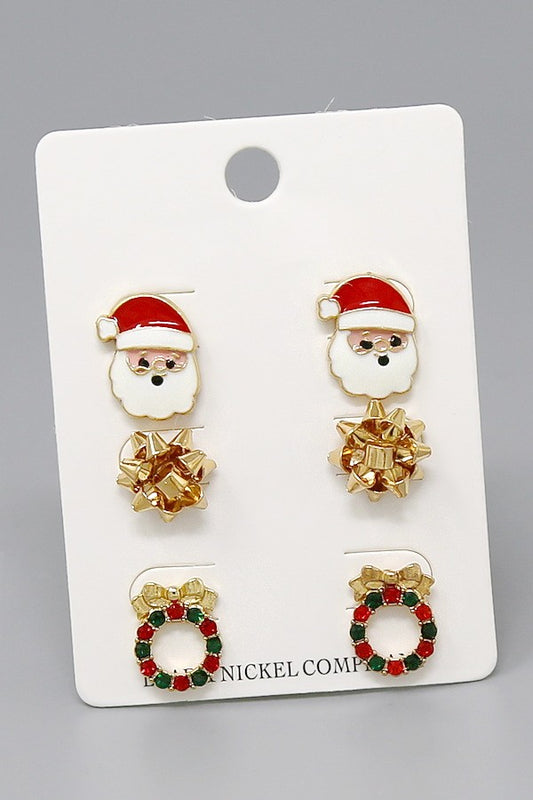 Christmas Stud Earring Set
