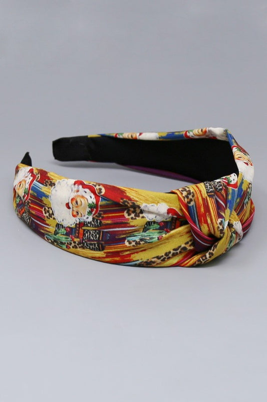 Western Christmas Fabric Headband
