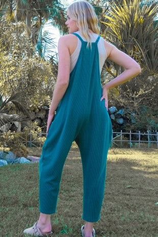 Ribbed Pocket Jumpsuit