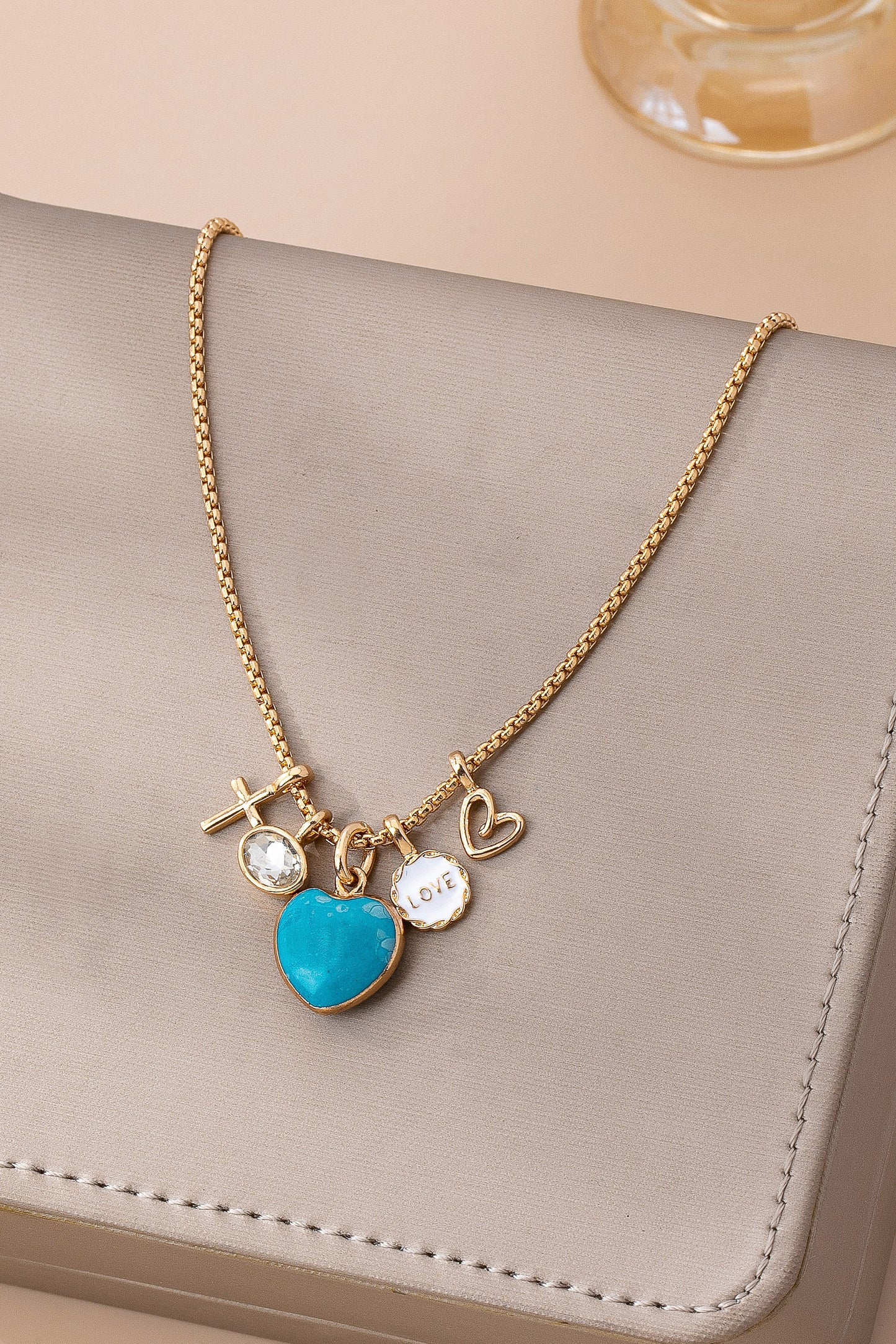 Cluster Charm Love & Faith Charm Necklace
