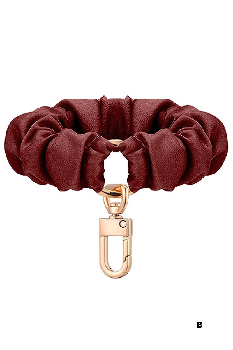 Elastic Scrunchie Keychain