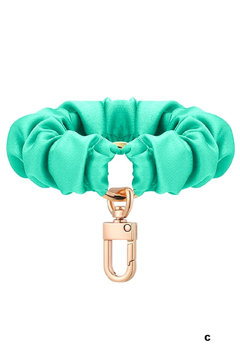 Elastic Scrunchie Keychain