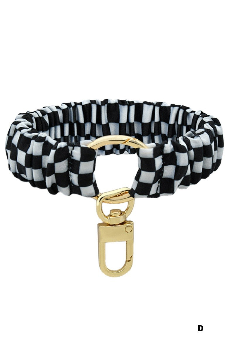 Elastic Scrunchie Keychain