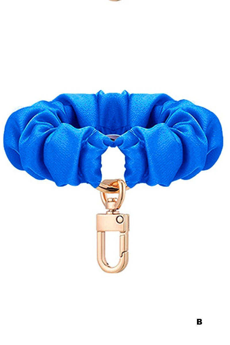 Elastic Scrunchie Keychain
