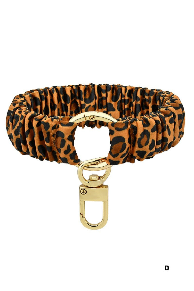 Elastic Scrunchie Keychain