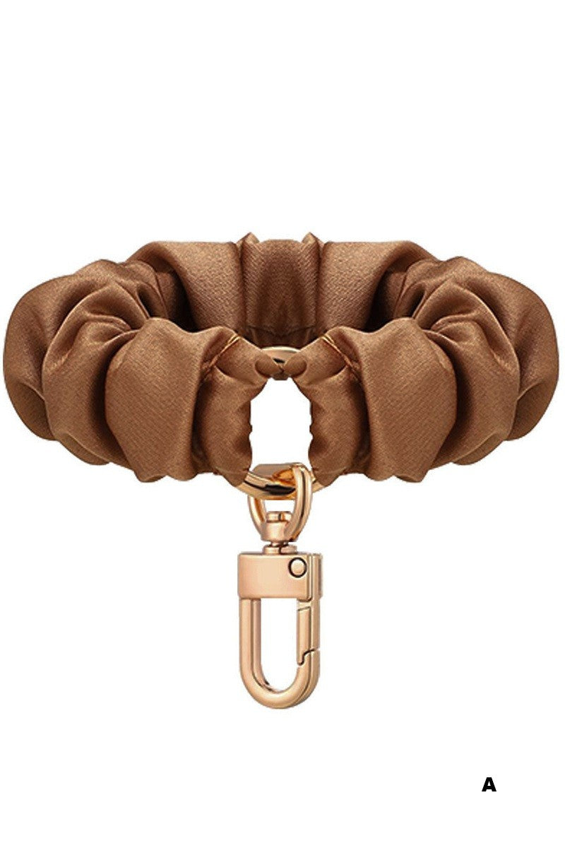 Elastic Scrunchie Keychain